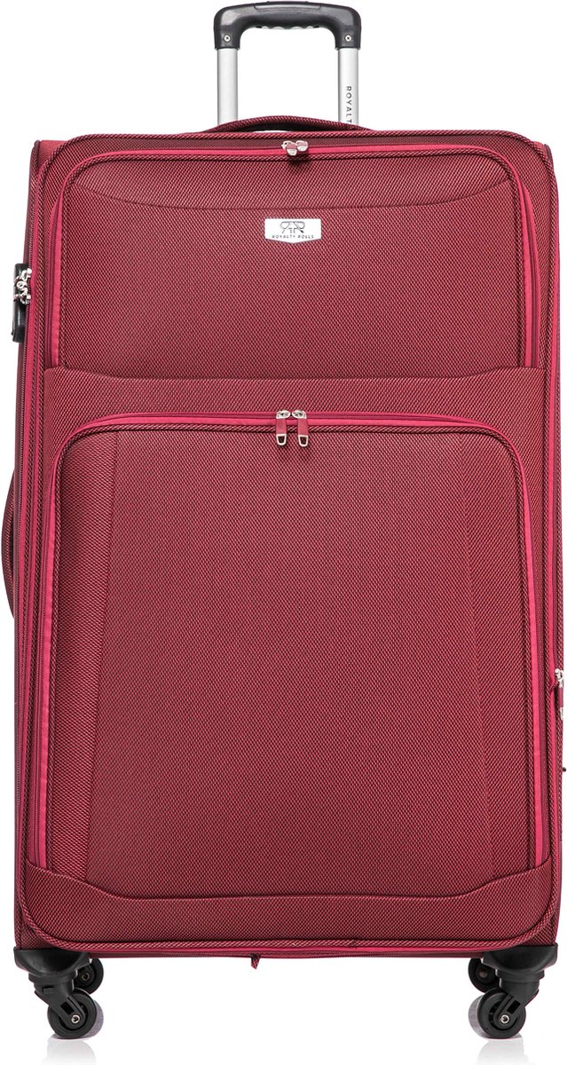 Dubai Abudabi Grote XL Koffer - 88 cm - 125/135 liter - Expandable - Rood