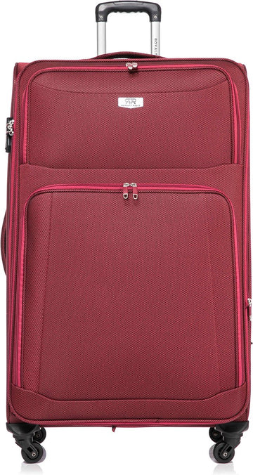Dubai Abudabi Grote XL Koffer - 88 cm - 125/135 liter - Expandable - Rood