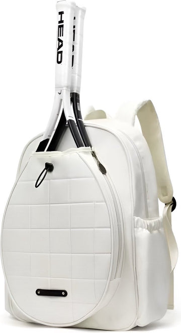 E-Shop4u - Tennistas - Tennisrugzak - Tennis - Racket - Rugzak - Badminton - Rackettas - Wit - Sport - Heren - Dames