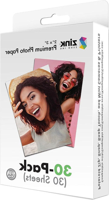 Premium Instant Zink Photo Paper - 30 Pack - Compatibel met Polaroid Snap Snap Touch Zip en Mint Camera's - Beste Kwaliteit