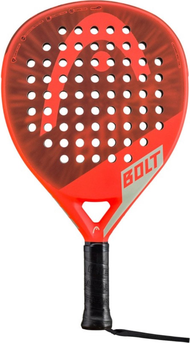 Padel racket - Head Bolt 2023 - Rood & Zwart - Padelrackets Head - Heren & Vrouwen