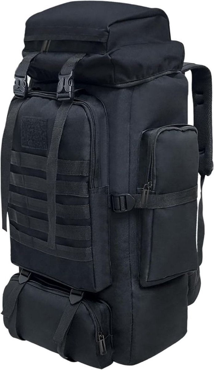 Trekrugzak - Backpack Licht Gewicht - Outdoor – Waterdichte Wandelrugzak - Trekking Rugzak 80 Liter – trekkersrugzak - Backpacks Voor Camperen, Klimmen, Skiën en Fietsen – Zwart