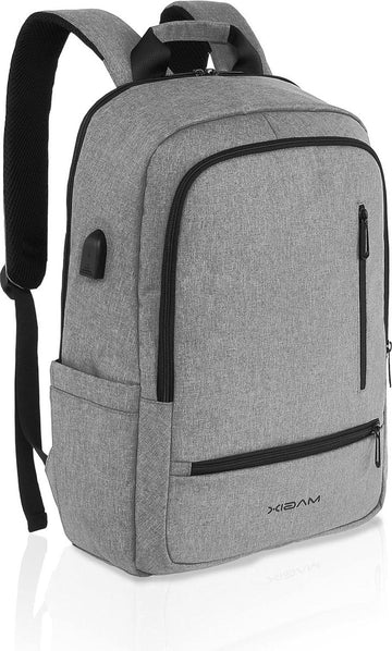 Laptop Rugzak 17 inch USB-oplaadpoort - Waterbestendig - Verborgen Zak - Ruimte voor 17 inch PC - Brede Tas voor Zaken Reizen School Heren Dames