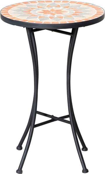 Tuintafel - Bijzettafel - Tuin - Plantentafel - Tafel - Ø35,5 cm