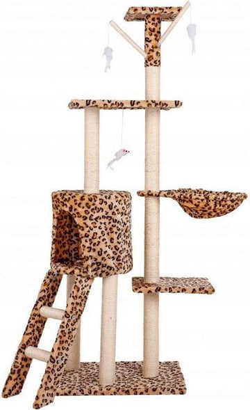 Krabpaal House Tree Bed - 138 cm - XL