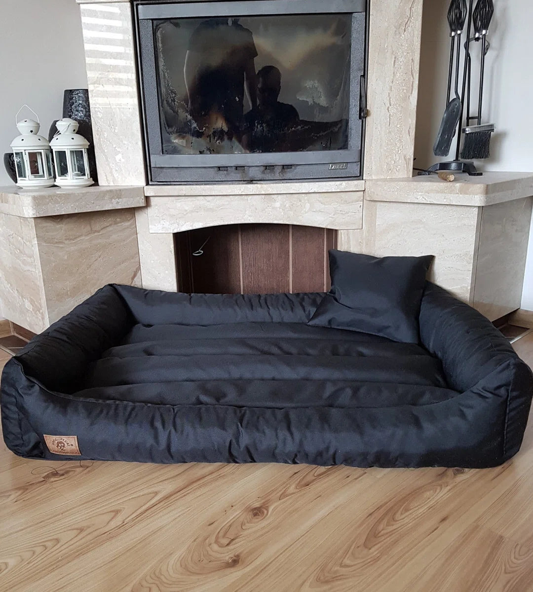 XXL Hondenbed van kunstleer - hondenkussen hondensofa kattenbed hondenkorf - waterdicht 90 X 60 cm