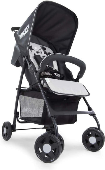 Sport lichtgewicht buggy tot 18 kg met ligstand vanaf de geboorte, gemakkelijk en compact inklapbaar, voorbeugel, grote boodschappenmand - rood