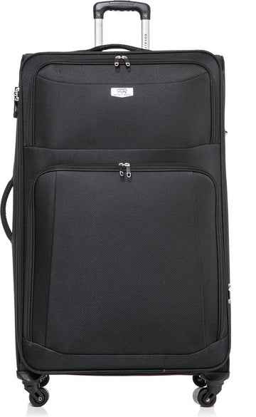 Dubai Abudabi Grote XL Koffer - 88 cm - 125/135 liter - Expandable - Zwart