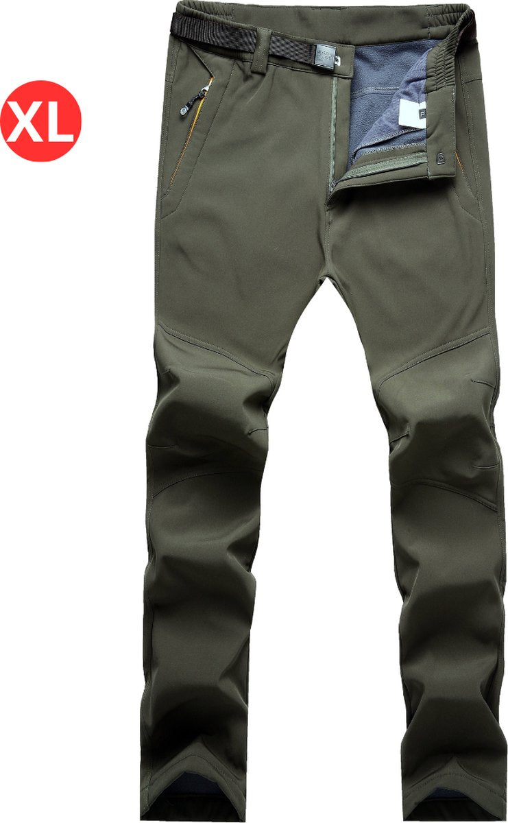 Skibroek - Skipak - Snowboard Broek - Winterbroek - Sneeuwbroek - Heren - Wintersport - Leger Groen XL