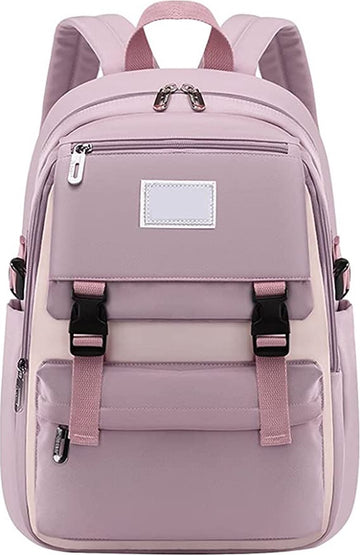 Rugzak - Rugtas - School - Meisjes - Jongens - Tieners - Waterdicht - Boekentas - 25 liter - Roze - Lichtroze