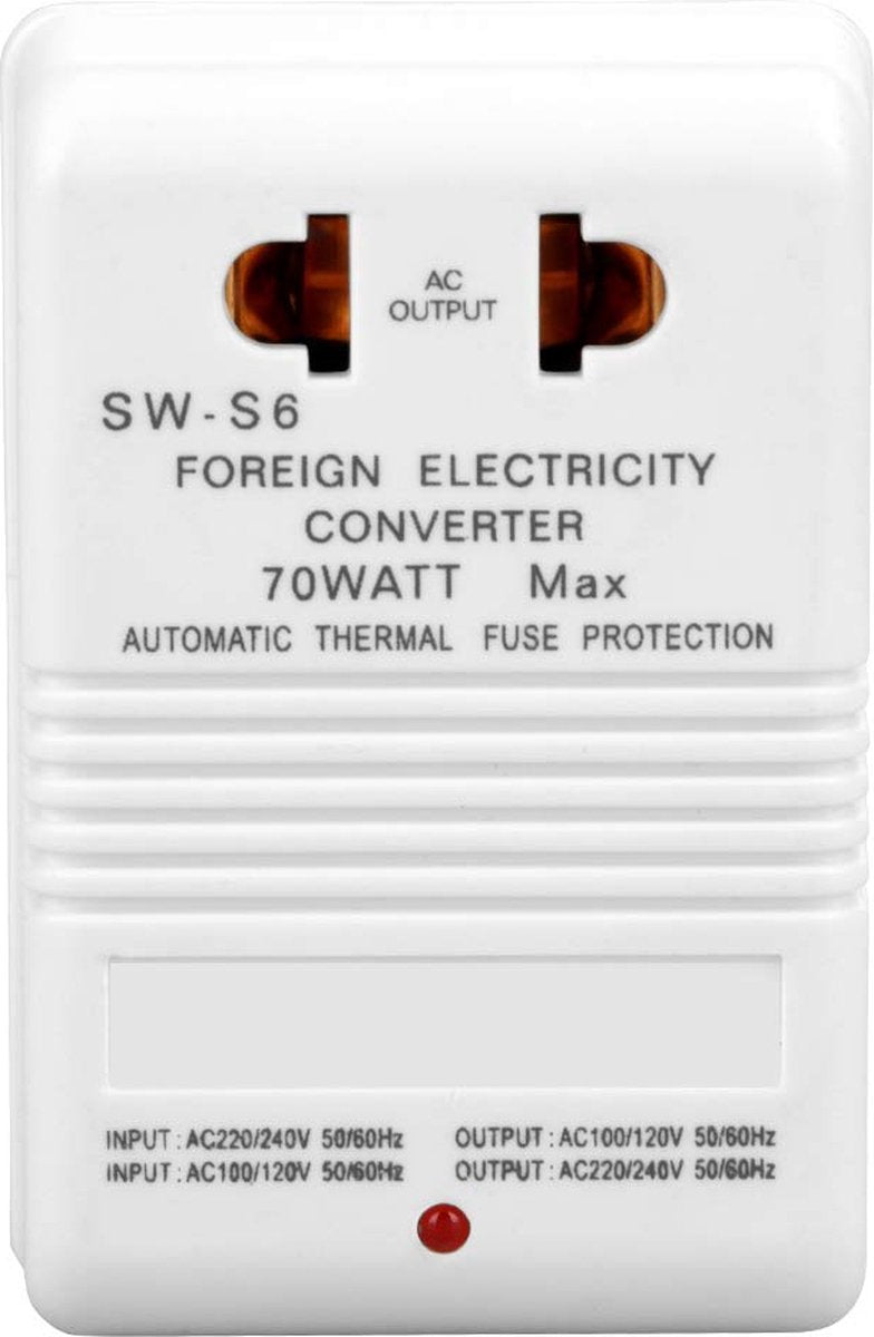 Elysium - Spanningsomvormer - Omvormer 110V Naar 220V - Spanningsomvormer 110 230 Volt - 30W