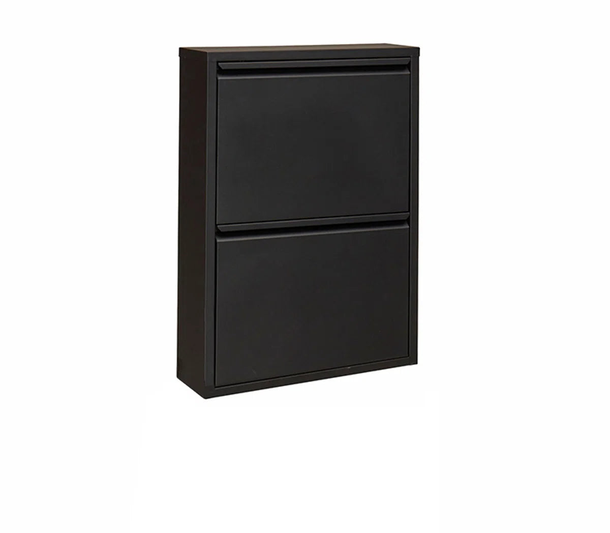 VEEHAUS® - Paplet - Praktisch Schoenenrek -Schoenenrek zwart - Schoenenrek met 2 Niveaus - Schoenenkast zwart - Schoenenrek metaal industrieel - Metaal - 50 x 70 x 15cm -Zwart