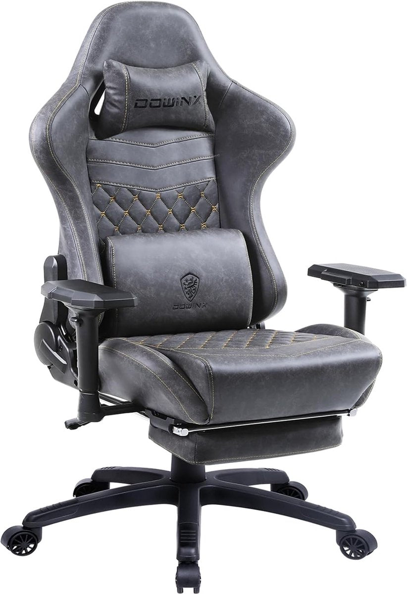 Ergonomische Gaming Chair met Massage - Grijs
