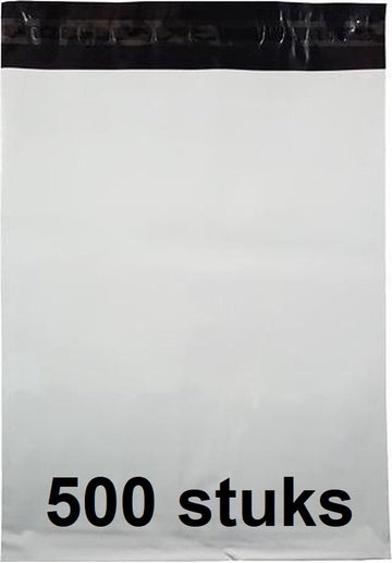 500 stuks - Verzendzakken (XL) 50 x 70 cm – 70 micron (kleding webshop) / Coex zakken 500 x 700mm