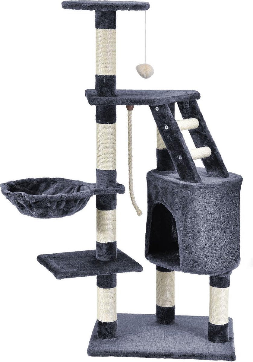 Katten krabpaal Buffy - 118 x 50 x 40 cm - Grijs