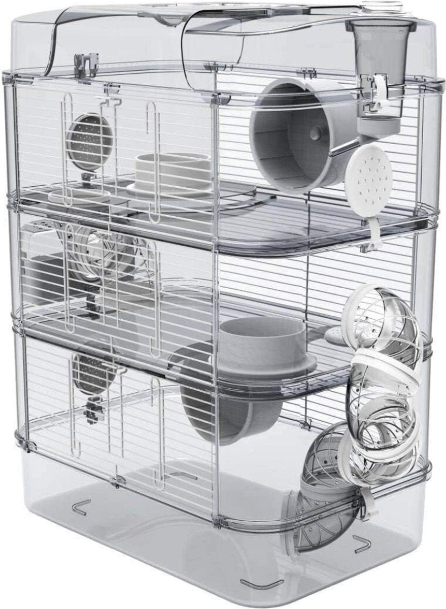 Hamsterkooi met Hamsterspeelgoed - Rattenkooi - Hamster Kooi - Hamster Huisje - Knaagdierhok - Knaagdierenkooi