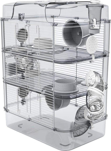 Hamsterkooi met Hamsterspeelgoed - Rattenkooi - Hamster Kooi - Hamster Huisje - Knaagdierhok - Knaagdierenkooi