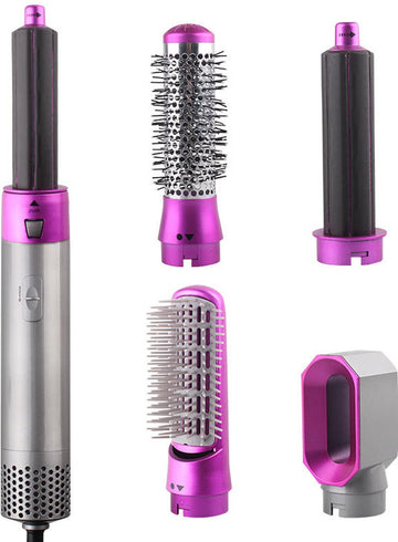 Hairstyler 5 in 1 Multistyler - Föhnborstel - Stijlborstel - Krultang - Haardroger
