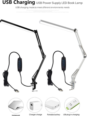 Temz® Daglichtlamp - Lichttherapielamp - Daglichtlamp Bureaulamp - Daylight Lamp - Daglichtlamp Hobby, Schilderen - Lichttherapielamp Winterdepressie - Lichttherapie - Daglichtlampen - Hobbylamp - Handwerklamp - Borduurlamp - Zwart