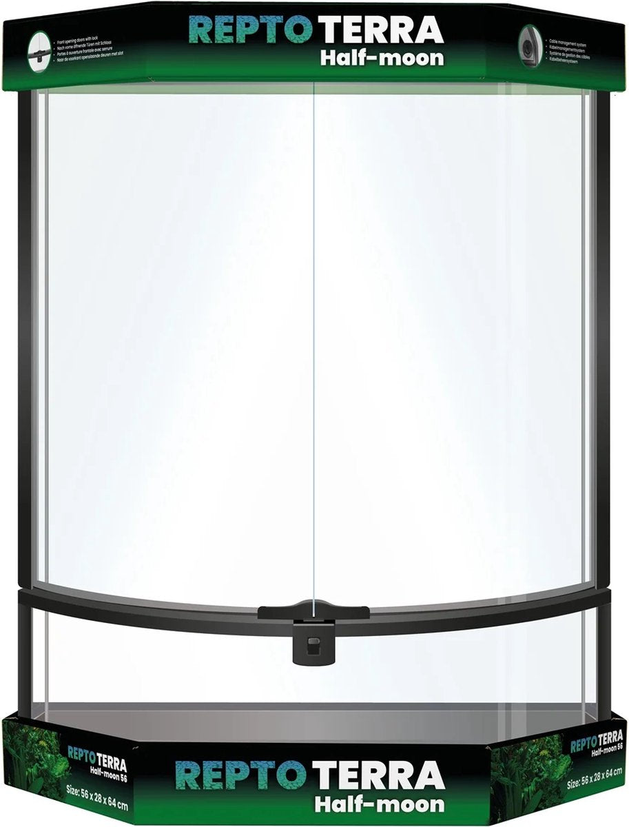 Repto Terra Half Moon 56x28x64cm - Paludarium