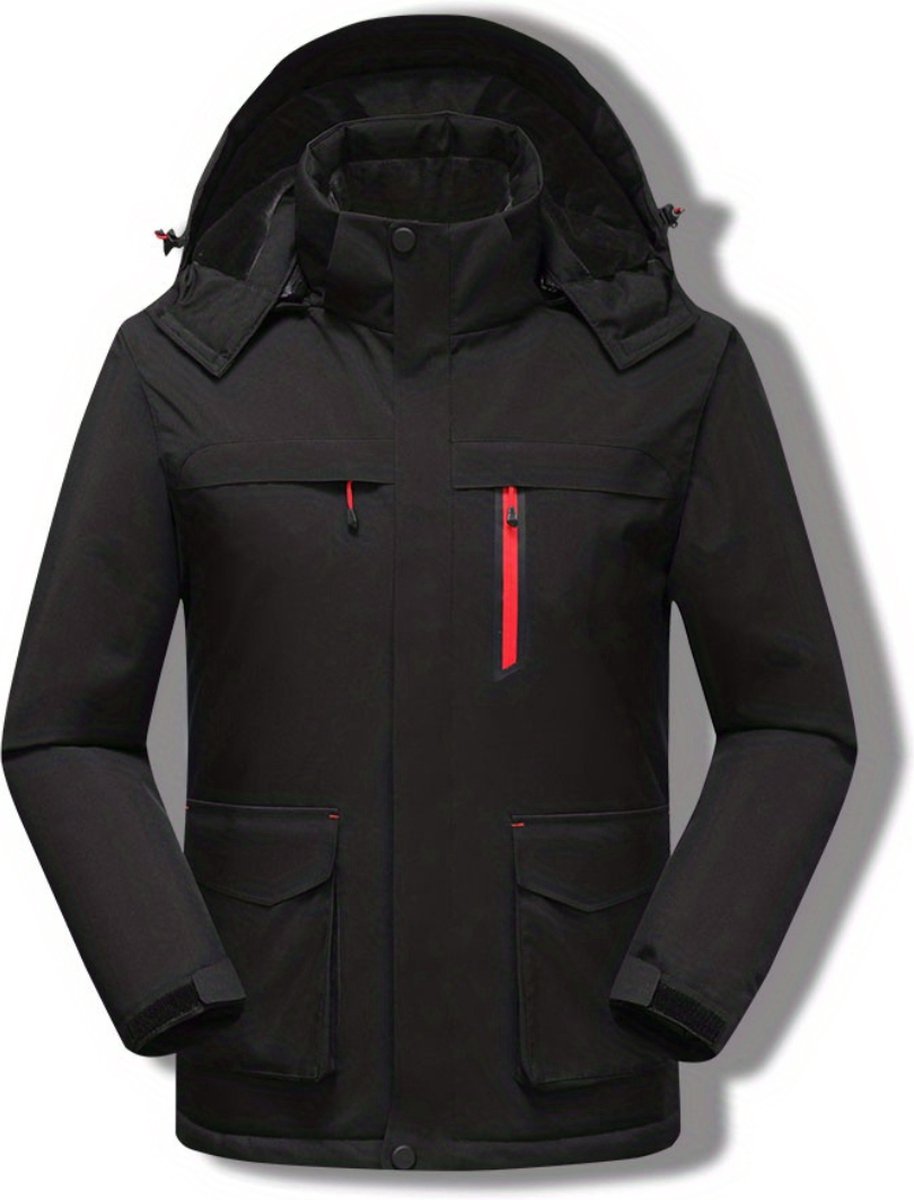 Verwarmde Jas - Heating Jacket - Thermo Jas - Elektrische Kleding - Jas Met Verwarming - Extra Comfortabel - Heren - Maat XXXL - Zwart