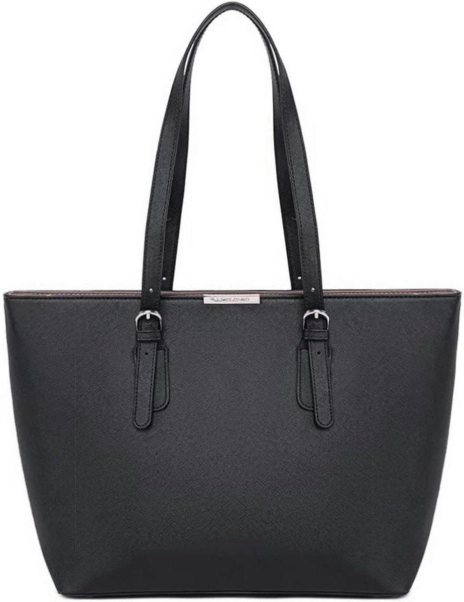 Grote Tote Handtas - Dames Groot Schoudertas Shopper PU Leer - Draagtas Boodschappentas - Schooltas Werktas Businesstas Laptoptas - Vrouwen Meisje Tote bag met rits