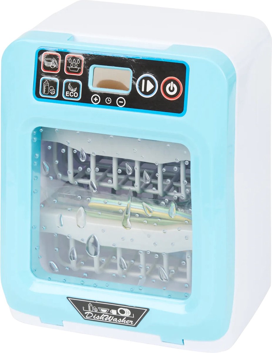 Speelgoed Vaatwasser - 4 Was programma's - Met servies