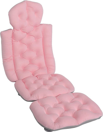 Luxe Bad Kussen - Roze - Anti-Slip Spa Head Rest Kussen Back Support - Baden - Waterproof Baby Kussen - Bio Materiaal
