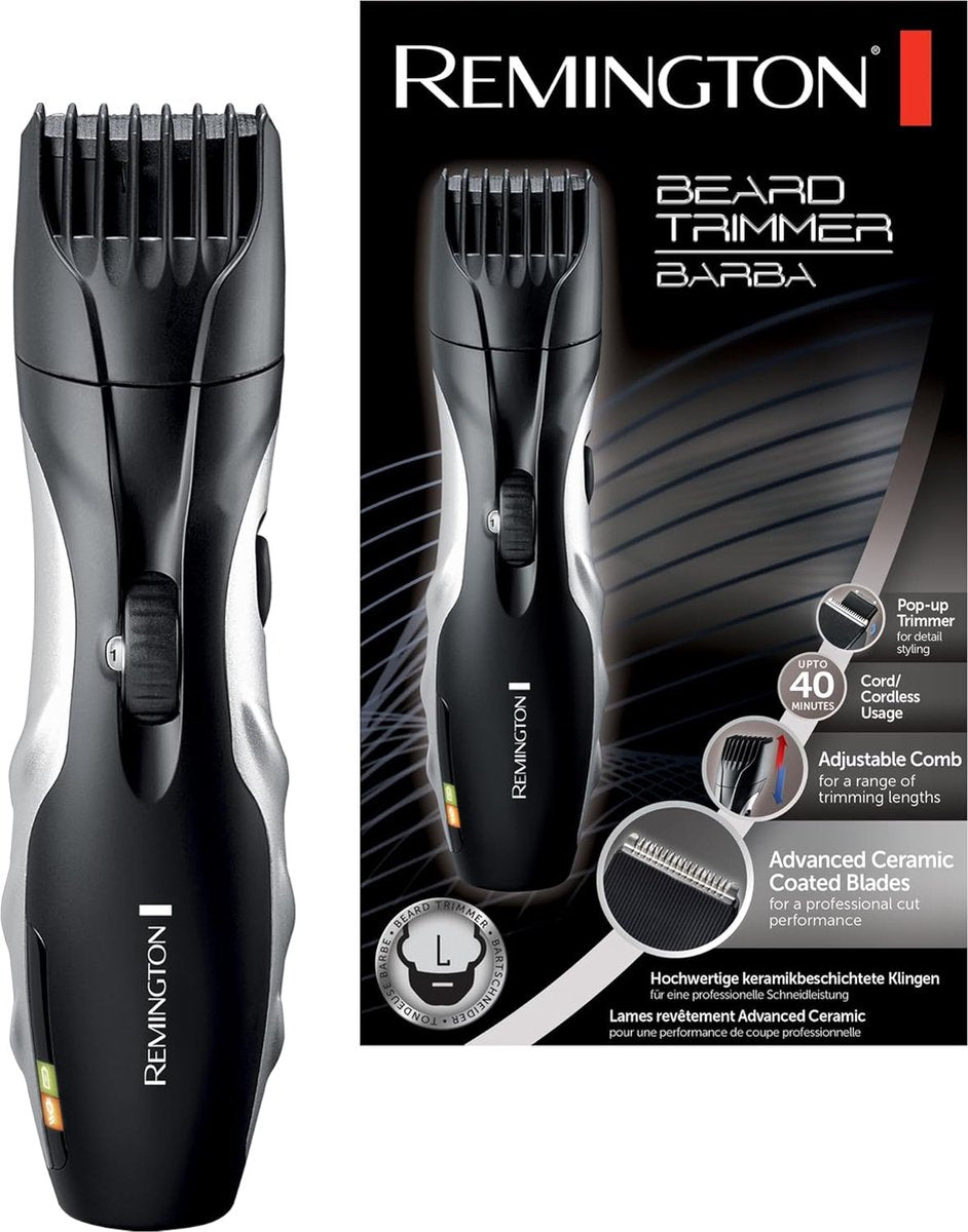 Baardtrimmer (11 lengte-instellingen 0.4 mm - 18 mm, Snoerloos En Met Snoer, Levenslang Scherpe Mesjes)