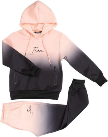 Jongens joggingset / Joggingpak "Icon" - Licht Koraal, verkrijgbaar in de maten 104 t/m 164
