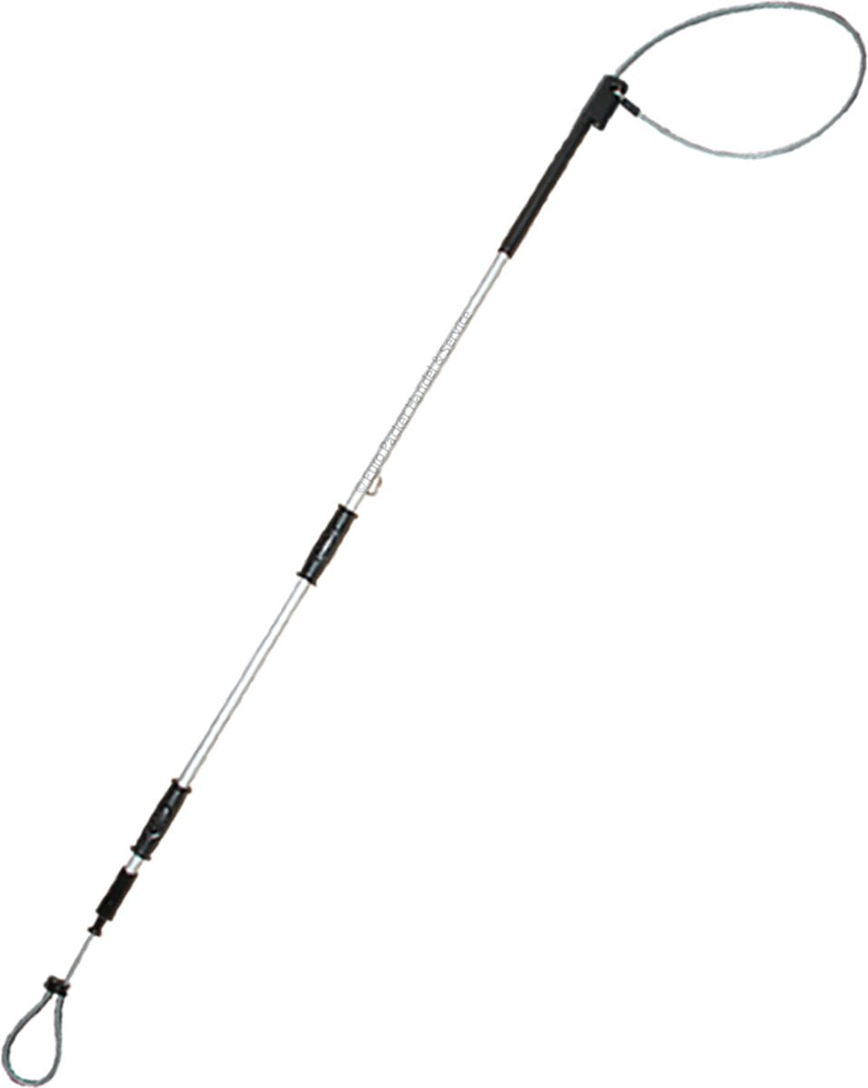 Vangstok 152cm met snel sluiter voor honden en andere dieren