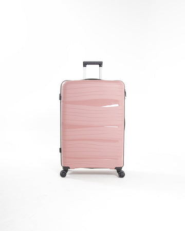 Berlin - Lichtgewicht reiskoffer - 24 inch - 65L - Compact Formaat M - 67x42x27 cm - Met ingebouwd TSA-slot - Roze