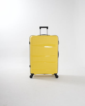 Sydney - Lichtgewicht handbagage trolley - 20 inch - 39L - Compact Formaat S - 56x38x23 cm - Met ingebouwd TSA-slot - Geel