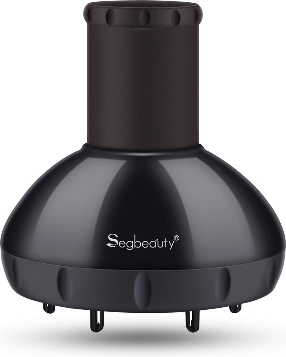 Haardiffuser voor krullend haar, verbeterde diffuser voor golvend haar, professioneel kapsalon-diffuser, zonder krulling, voor föhn met 1,57-1,97 inch sproeier