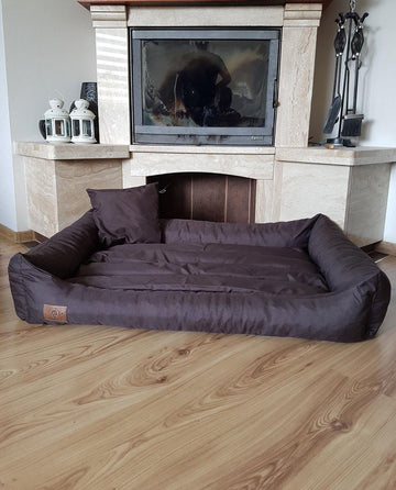 Hondenmand XXL - 120x60 cm - waterdicht - bruin