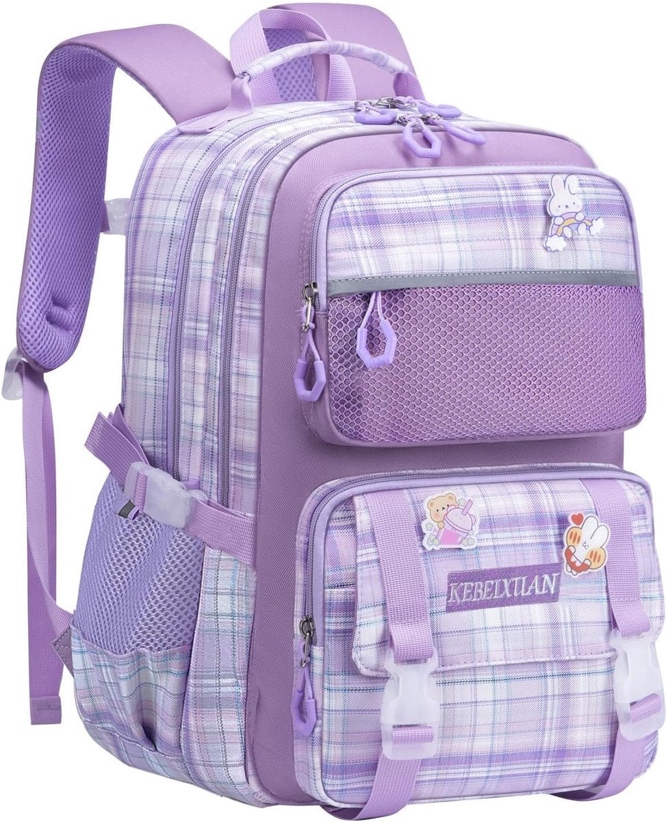 Stijlvolle en Comfortabele Schooltas voor Meisjes van 6-12 Jaar