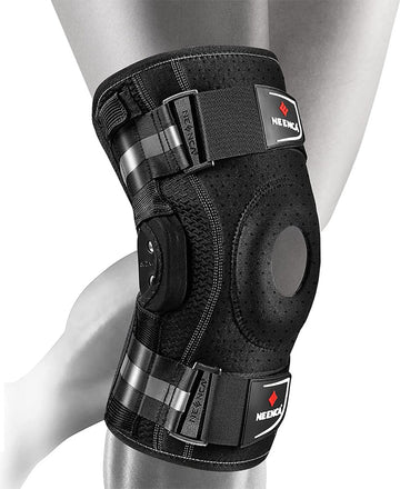 Professionele Kniebrace - Maat S - ROM Kniebrace - Range Of Motion Kniebrace - Scharnier Kniebrace met Zij Stabilisatie - Blessure Kniebrace - Unisex Kniebrace - Verstelbare Kniebrace - Knie Revalidatie Brace - Artrise/Artrose Brace