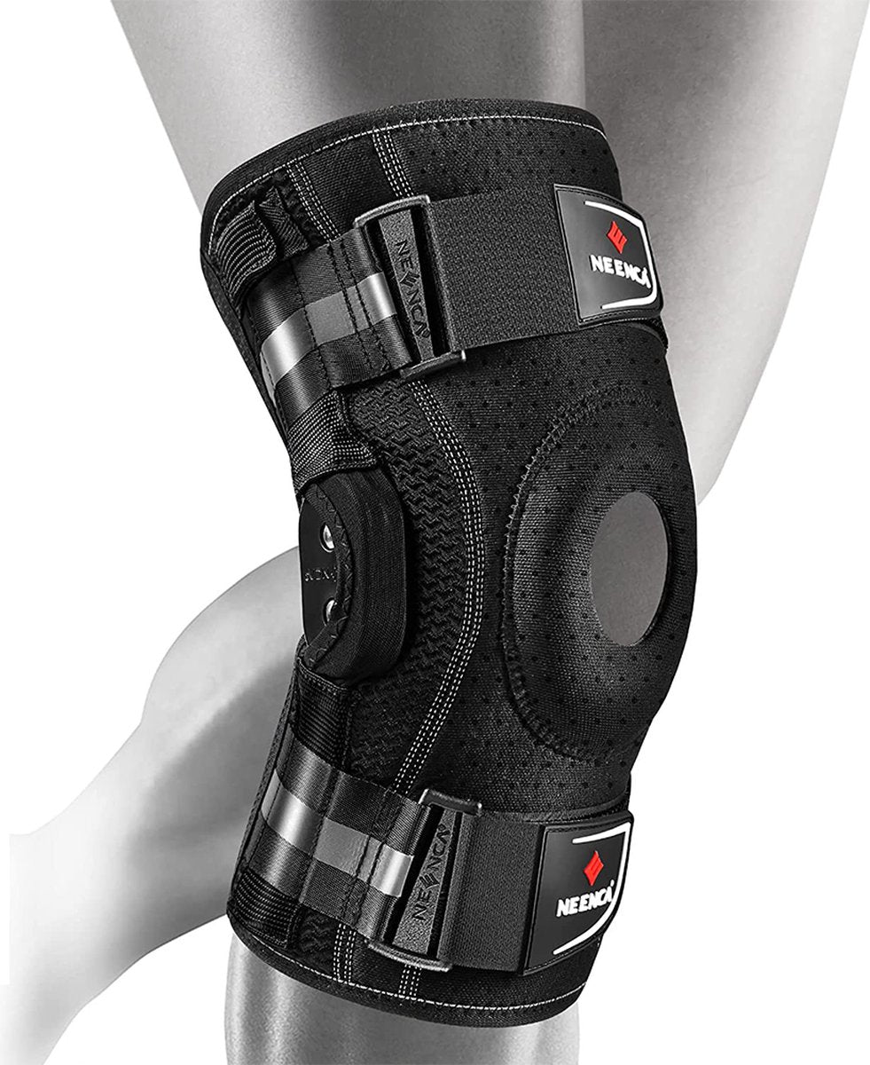 Professionele Kniebrace - Maat XL - ROM Kniebrace - Range Of Motion Kniebrace - Scharnier Kniebrace met Zij Stabilisatie - Blessure Kniebrace - Unisex Kniebrace - Verstelbare Kniebrace - Knie Revalidatie Brace - Artrise/Artrose Brace