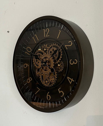 Industriele wandklok - wandklok coffee - muurklok - Ø46 cm
