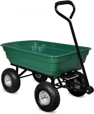 Bolderkar / Bagagewagen - kiepfunctie - luchtbanden