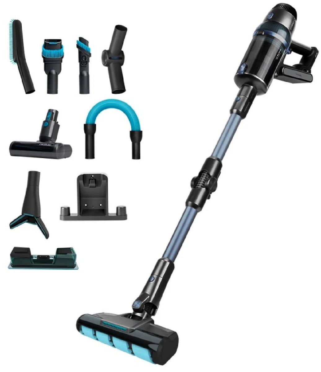 Cecotec Conga Rockstar 3000 Advance Ergowet Digitale stofzuiger zonder kabel, 4-in-1, 680 W en 26 kPa, Jaliscazo borstel, 230 AW