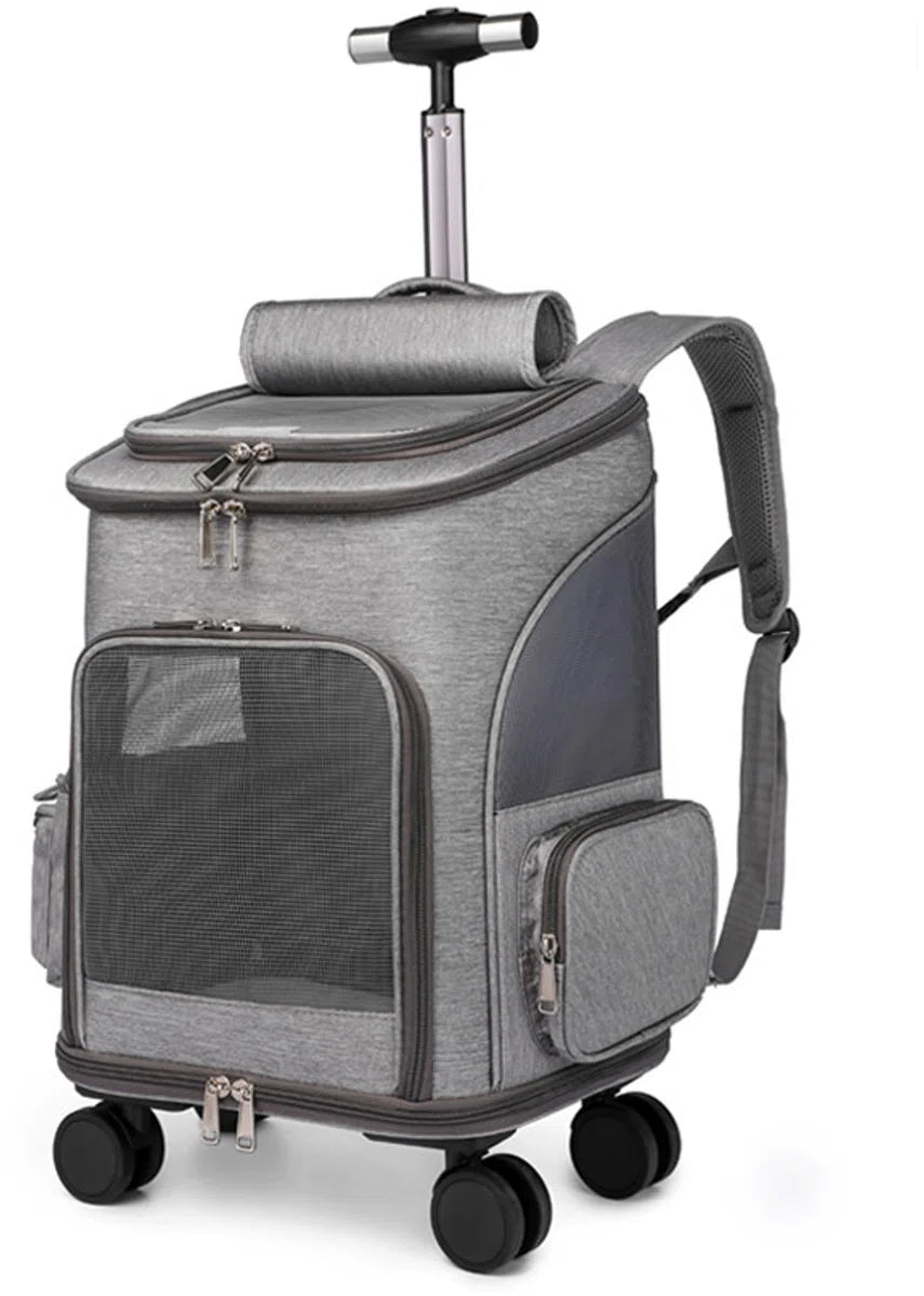 Luxe Honden & Katten Trolley | Voor Kleine Hond Of Kat | Hondenrugzak | Hondenbuggy | Katten Reismand
