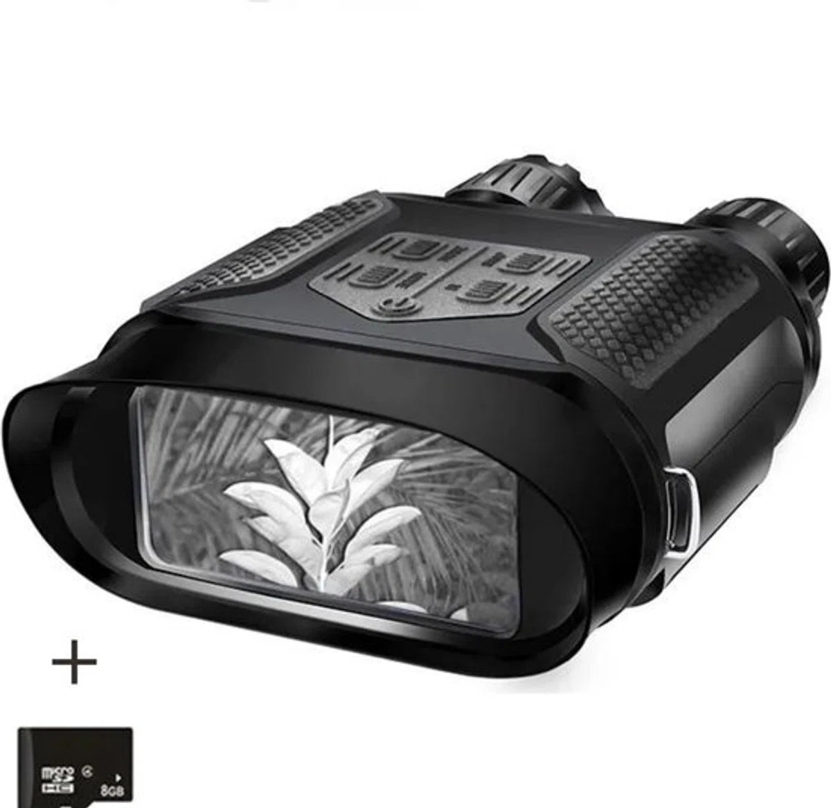 Nachtkijker Met Infrarood - Luxe Verrekijker Met Nachtzicht Dag & Nacht - Night Vision Goggles Bril + SD Kaart - Nachtkijker - Zwart