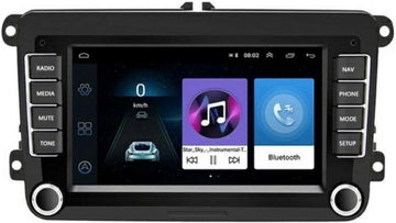 Volkswagen Golf 6 Android Autoradio Navigatie 2009 - 2013 - Bluetooth Apps Maps Muziek