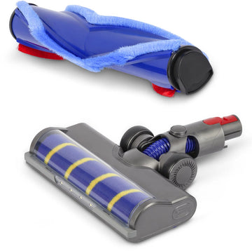 Dyson Zuigmond - Mondstuk - Opzetstuk Geschikt voor Dyson V7 V8 V10 V11 V15 - 1 Extra roller - Grijs