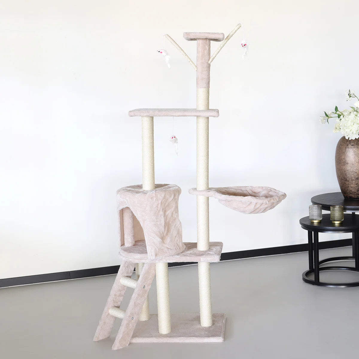 REKE Saar - Krabpaal - Beige - 50 x 35 x 138 cm