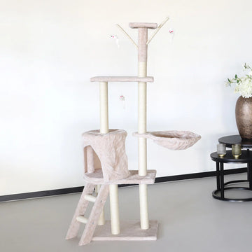 REKE Saar - Krabpaal - Beige - 50 x 35 x 138 cm