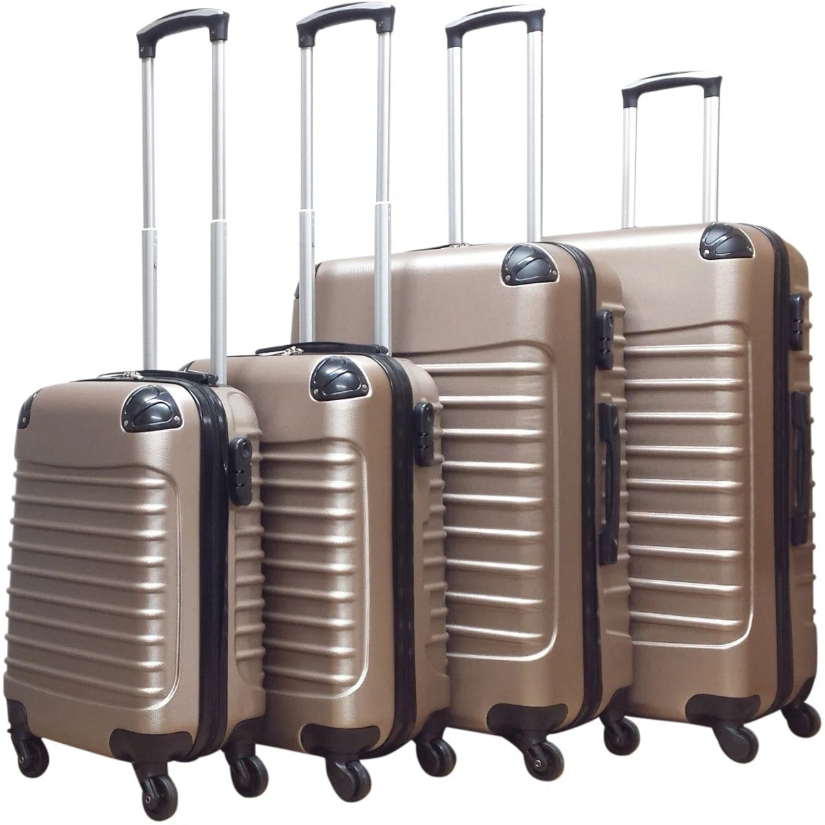 Quadrant 4 delige ABS Kofferset - Champagne