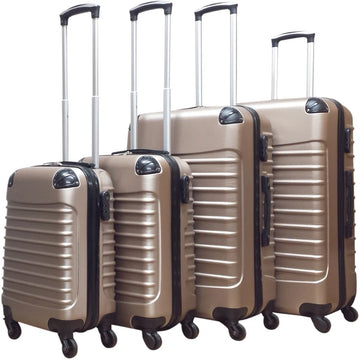 Quadrant 4 delige ABS Kofferset - Champagne