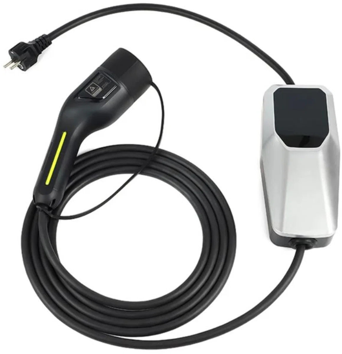 Laadkabel | Oplaadkabel | Elektrische auto | mobiele thuislader | van type 2 naar schuko stekker | 8-32A- 1.7/7 kW| 4 meter | voor hybride & elektrische auto | Stekker | Stopcontact | EU stopcontact | adapter | Oplader | autooplader